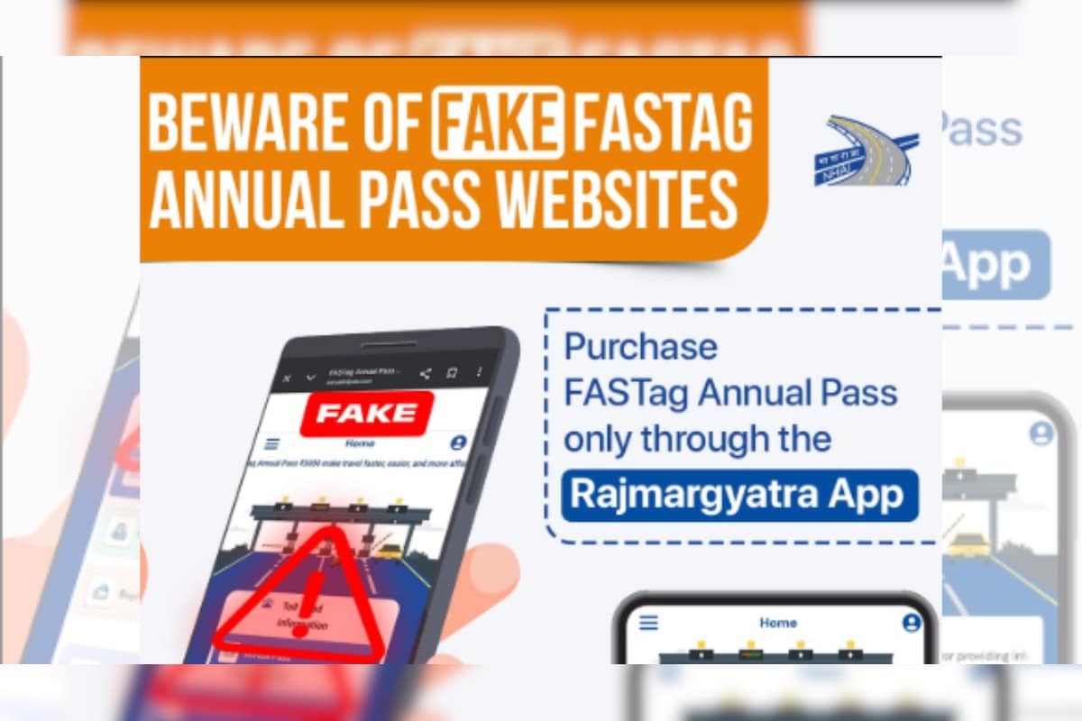 Sites Selling Fake FASTag Annual Pass, National Highway Authority Of India Warns Users