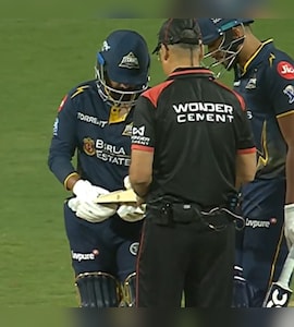 GT Star Rahul Tewatia Fails BCCIs Test During IPL 2026 Match vs PBKS, Forced To Change Bat. Watch