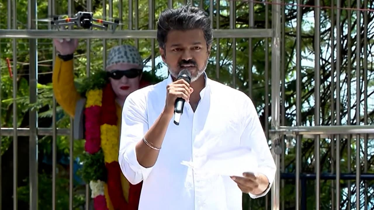 "Evil force DMK": TVK chief Vijay Slams Stalin, Alleging "False Promises"