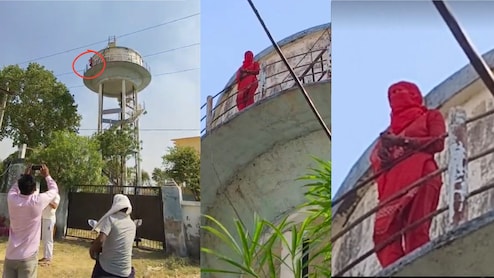 UP News: 4 साल का प्यार&hellip; शादी नहीं तो मौत! 70 फीट ऊंची की टंकी पर चढ़कर युवती का हाईवोल्टेज ड्रामा