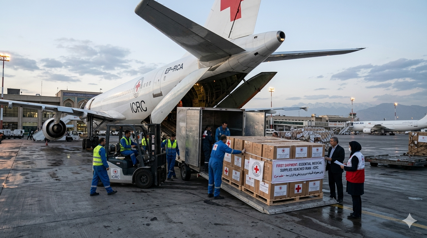 Red Cross Delivers First Shipment Of Medical Supplies To Iran