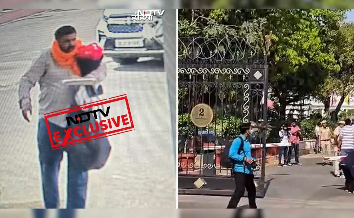 Delhi Assembly Security Breach: दिल्ली विधानसभा में गाड़ी घुसाने वाले की पहली तस्वीर आई सामने, बुके के साथ हाथ में पेपर भी थे