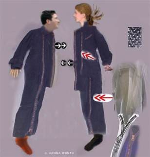 Prototype sketch of the 2Suit. Photo: Vanna Bonta/Wikkicommons