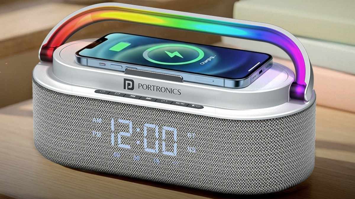 म्यूजिक भी, वायरलेस चार्जिंग भी! Portronics लाया 3-in-1 स्पीकर, कीमत ₹2,249