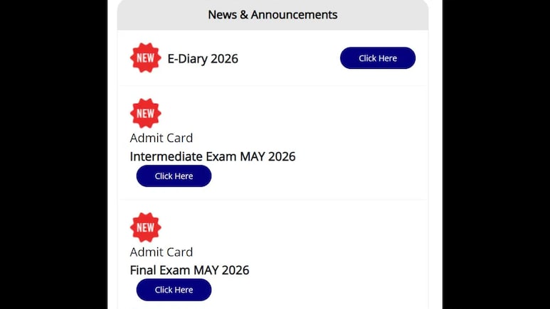 CA फाइनल और इंटर परीक्षा के लिए Admit Card जारी, मई में है एग्जाम