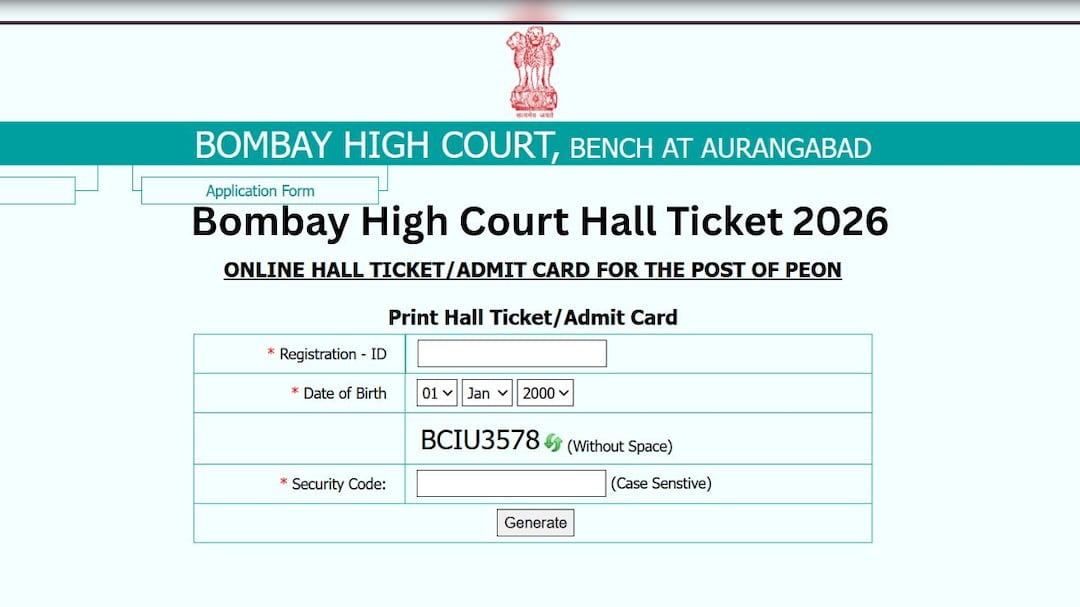 Bombay High Court Clerk Recruitment 2026 Admit Cards Issued On bombayhighcourt.nic.in