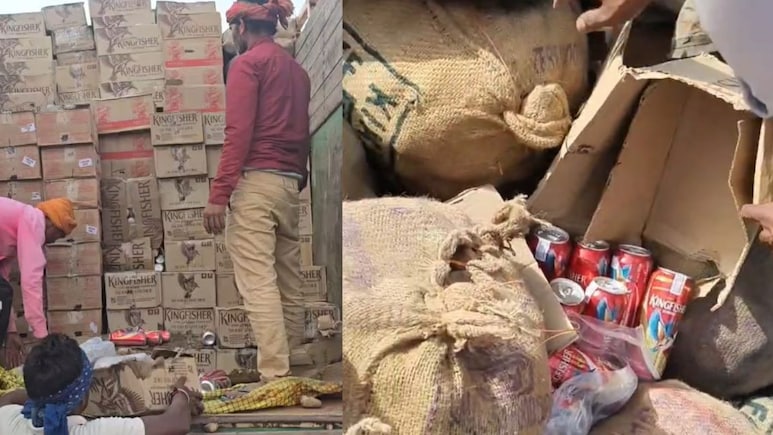 ब&zwj;िहार: आलू के बोरों में दबी थी सवा करोड़ की शराब, राजस्&zwj;थान नंबर के ट्रक से हो रही थी तस्&zwj;करी&nbsp;