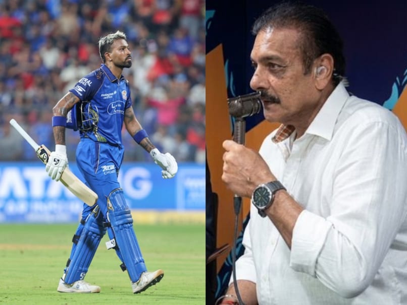 Hardik Pandya Hits A Boundary On 'Ravi Shastri Stand', Ex-India Coach's Reaction Viral