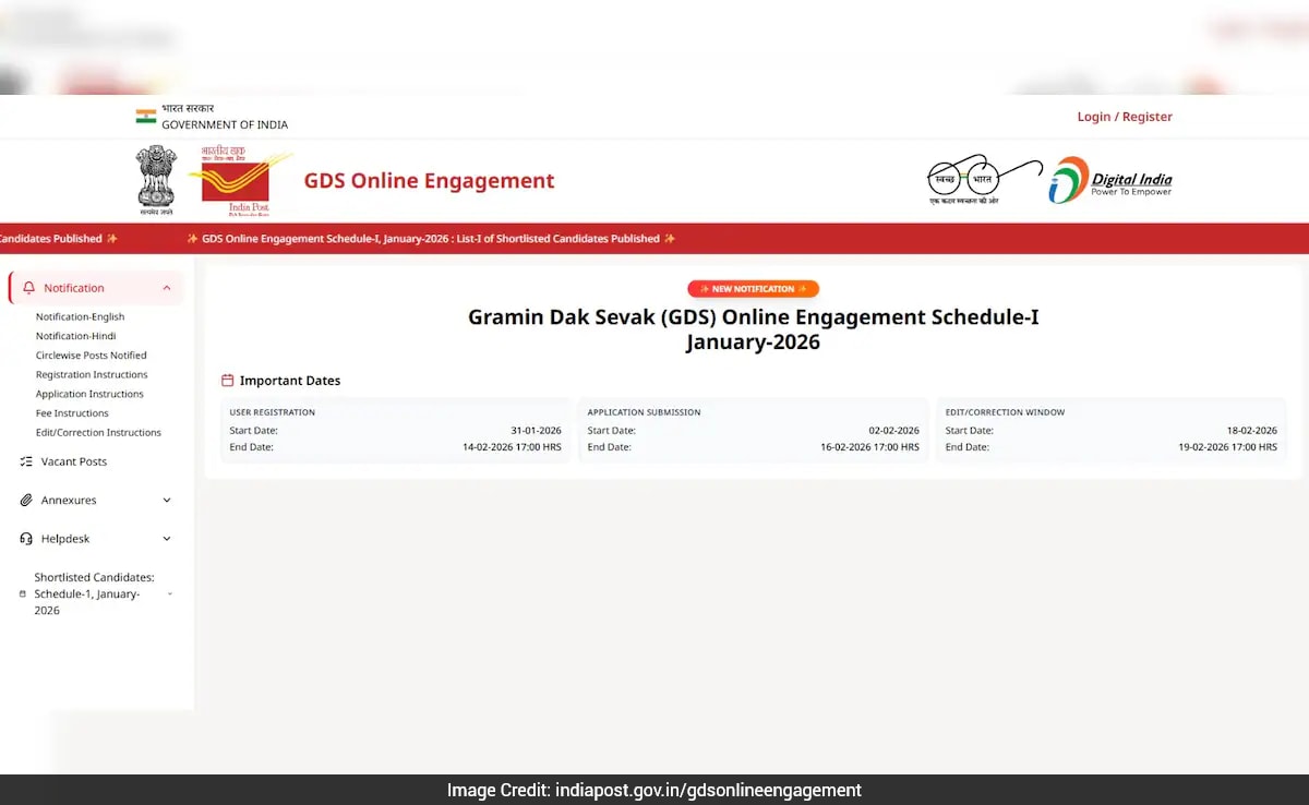 India Post GDS Result 2026 Live: 2nd Merit List To Be Out Soon; Here's How To Check Your Marks