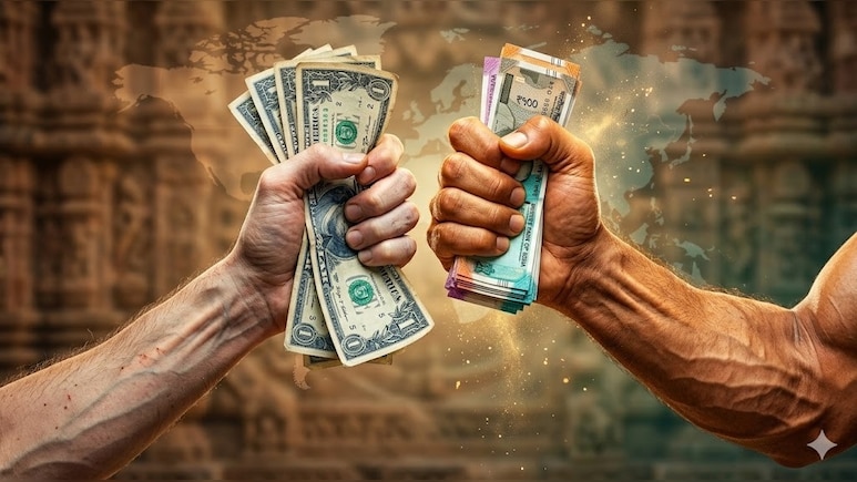 Rupee vs Dollar: डॉलर के मुकाबले भारतीय रुपये ने दिख दी अपनी ताकत, RBI के सपोर्ट से 15 पैसे हुआ मजबूत