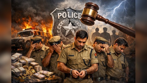 MP News: कानून के रखवाले ही लूट और रिश्वतखोरी के आरोपों में घिरे, पांच आरोपी पुलिसकर्मियों पर गिरी गाज