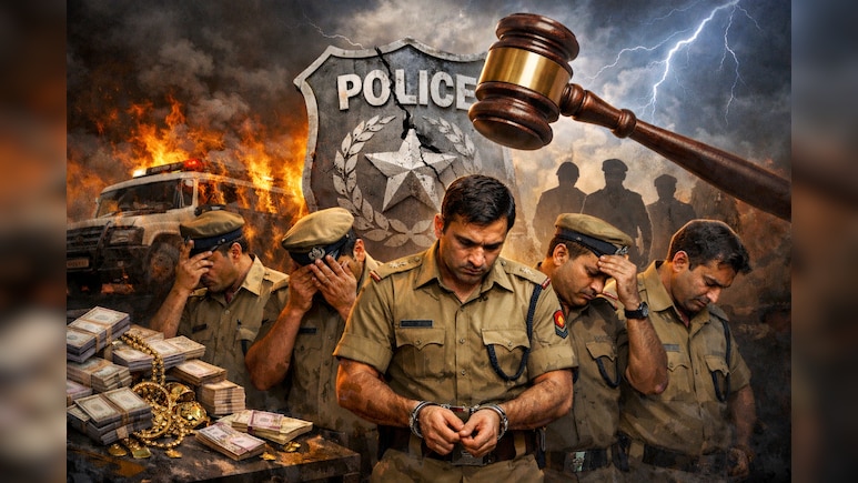 MP News: कानून के रखवाले ही लूट और रिश्वतखोरी के आरोपों में घिरे, पांच आरोपी पुलिसकर्मियों पर गिरी गाज