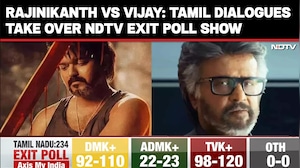 Rajinikanth vs Vijay: Tamil Dialogues Take Over NDTV Exit Poll Show