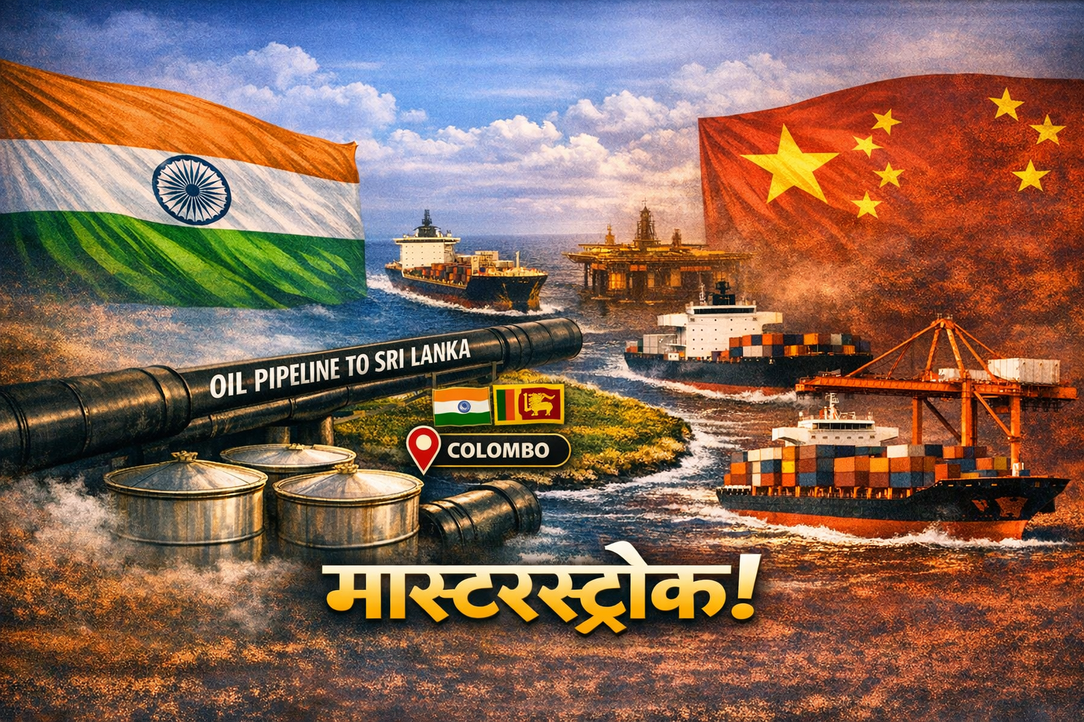 श्रीलंका में चीन को साधने के लिए भारत का नया दांव, जानें क्या है वो मास्टरस्ट्रोक