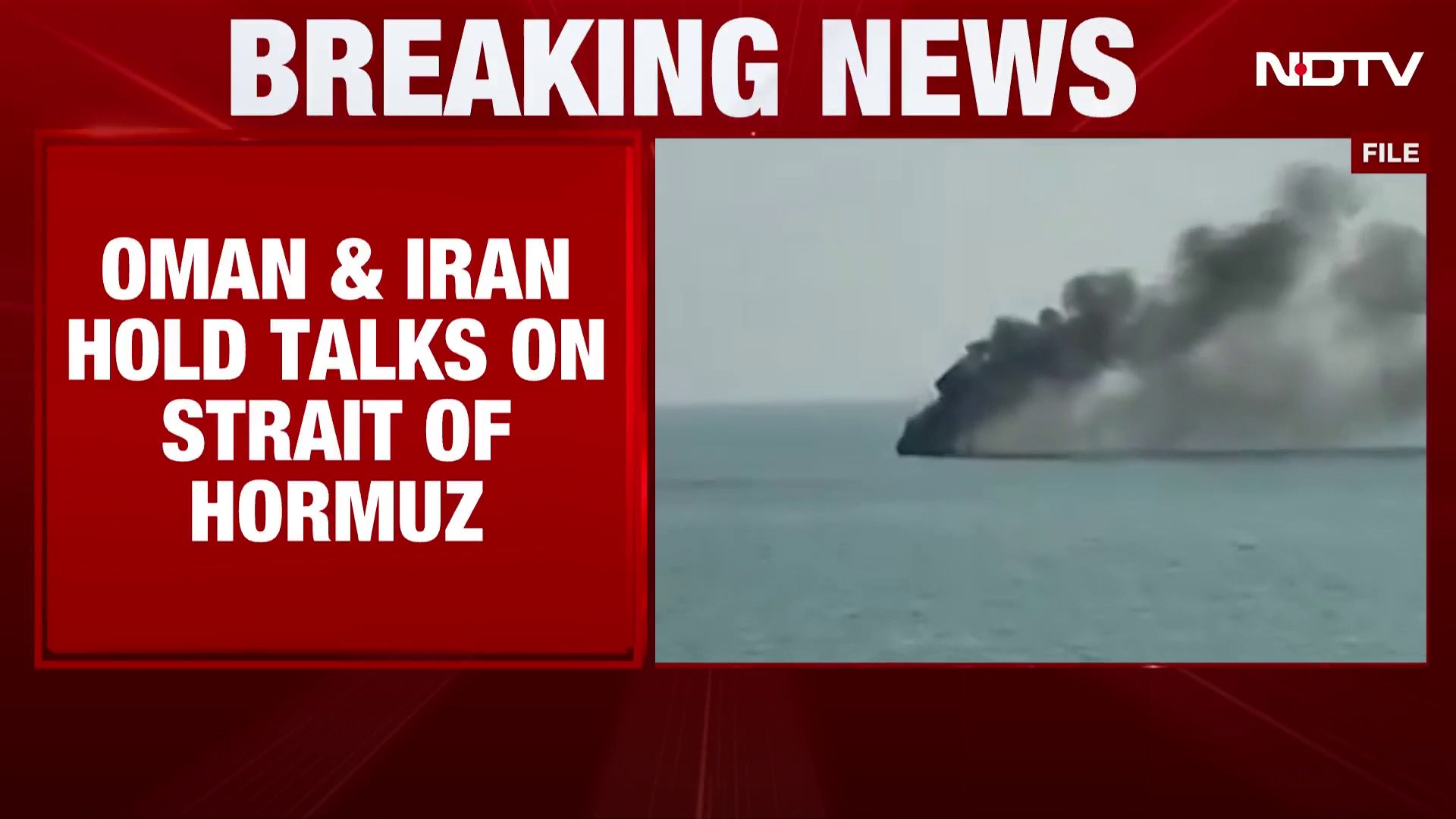 Oman, Iran Hold Talks On Strait Of Hormuz