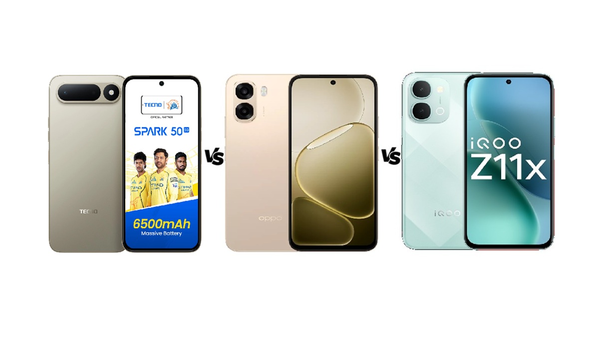 Tecno Spark 50 5G vs Oppo A6s 5G vs iQOO Z11X 5G: जानें 20K में कौन सा है बेस्ट