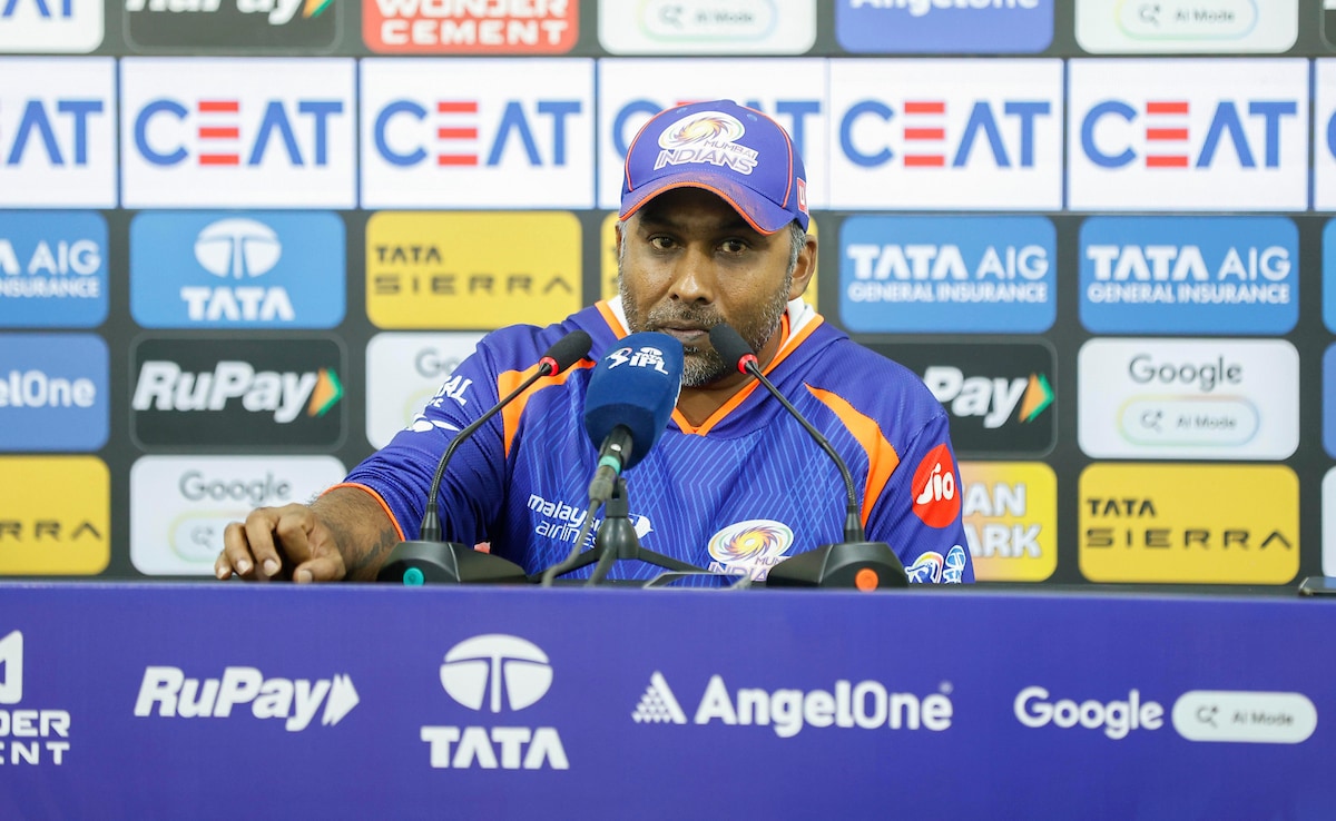 "We Knew The Danger": Mahela Jayawardenes Honest Admission After MIs Loss vs RR