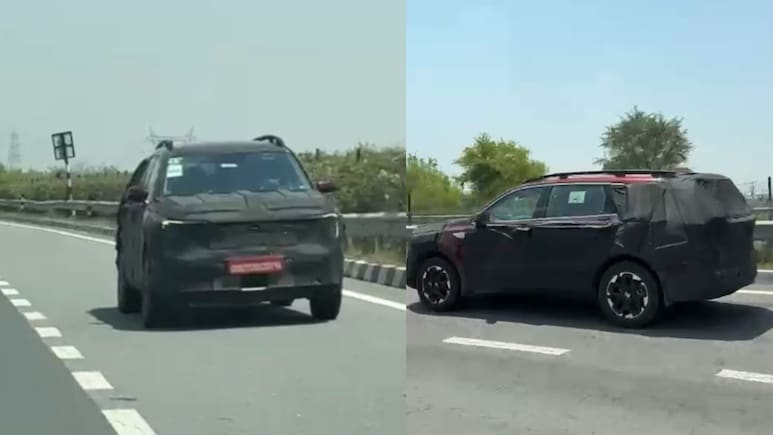 Exclusive: Kia Sorento Hybrid 7-Seater SUV Spied Testing Near Delhi; Rivals Toyota Fortuner