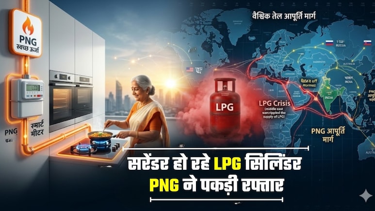 5 लाख जुड़े, और 5 लाख+ कतार में! LPG की दिक्&zwj;कत के बीच तेजी से बढ़े PNG के ग्राहक, कैसे संकट में हमने सीखा सबक