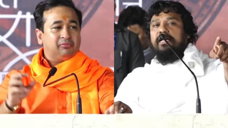 Jain Muni Nileshchandra: "नितेश राणेंची उंची शिवरायांसारखीच!"; जैन मुनी निलेशचंद्र यांच्या वक्तव्याने वाद