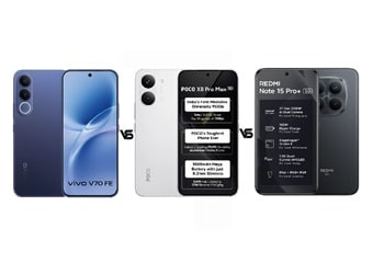Vivo V70 FE vs Poco X8 Pro Max vs Redmi Note 15 Pro+ 5G: जानें कौन सा फोन है बेस्ट