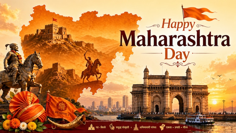 Happy Maharashtra Day 2026: 50+ Wishes, WhatsApp Messages, Status, Quotes To Share On May 1