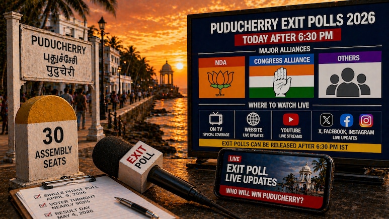 Puducherry Exit Polls 2026: Time, Date And Where To Watch Results Forecast