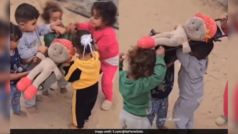 Video: A Doll's Funeral In Gaza Shows How War Has Reached Its Youngest