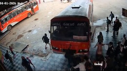 Video: Toddler Among 4 Injured As Bus Rams Passengers In Karnataka