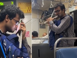 भीड़ भरी लोकल में थम गया शोर&hellip; नेत्रहीन कलाकार ने ऐसे बजाई बांसुरी, निकला सुरों का जादूगर!