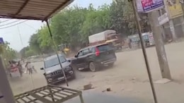2 Scorpio SUVs Ram Each Other In Gurugram, Road Rage Video Goes Viral