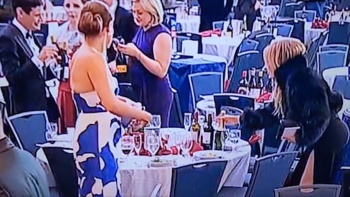 Woman Picks Wine Bottles, Others Drink And Click Selfies Amid Trump Event Shooting