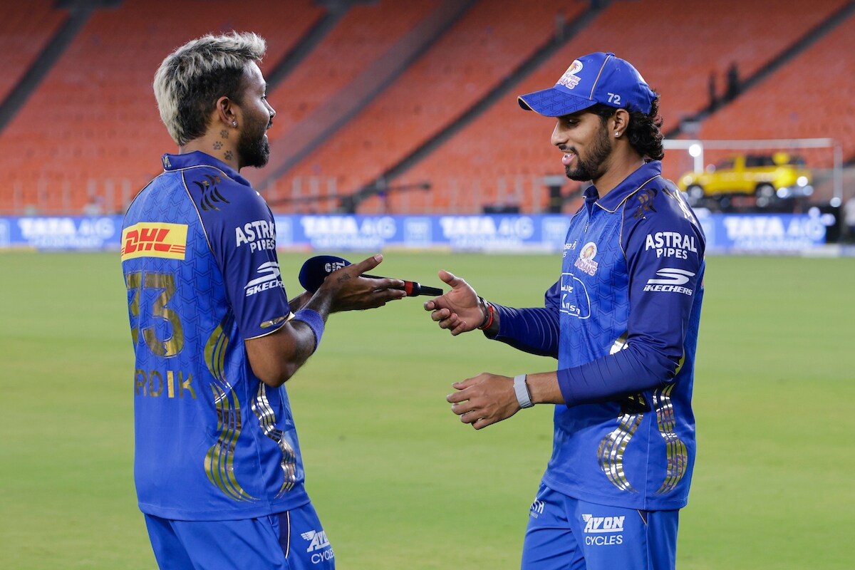 What Hardik Told Tilak During GT vs MI Game That Triggered A 45-Ball Ton