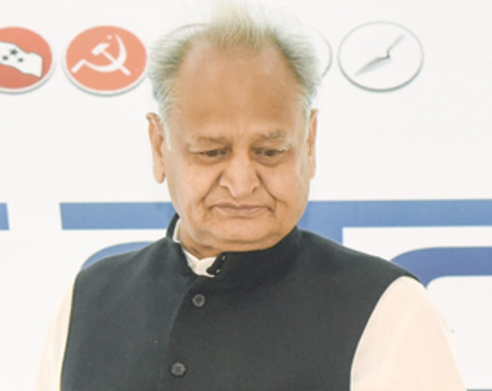 Former Rajasthan Chief Minister Ashok Gehlot