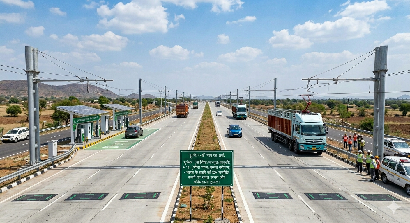 देश का सबसे बड़ा इलेक्ट्रिक हाईवे! इस NH के ट्रायल को धुरंधर-4 नाम क्यों दिया गया?