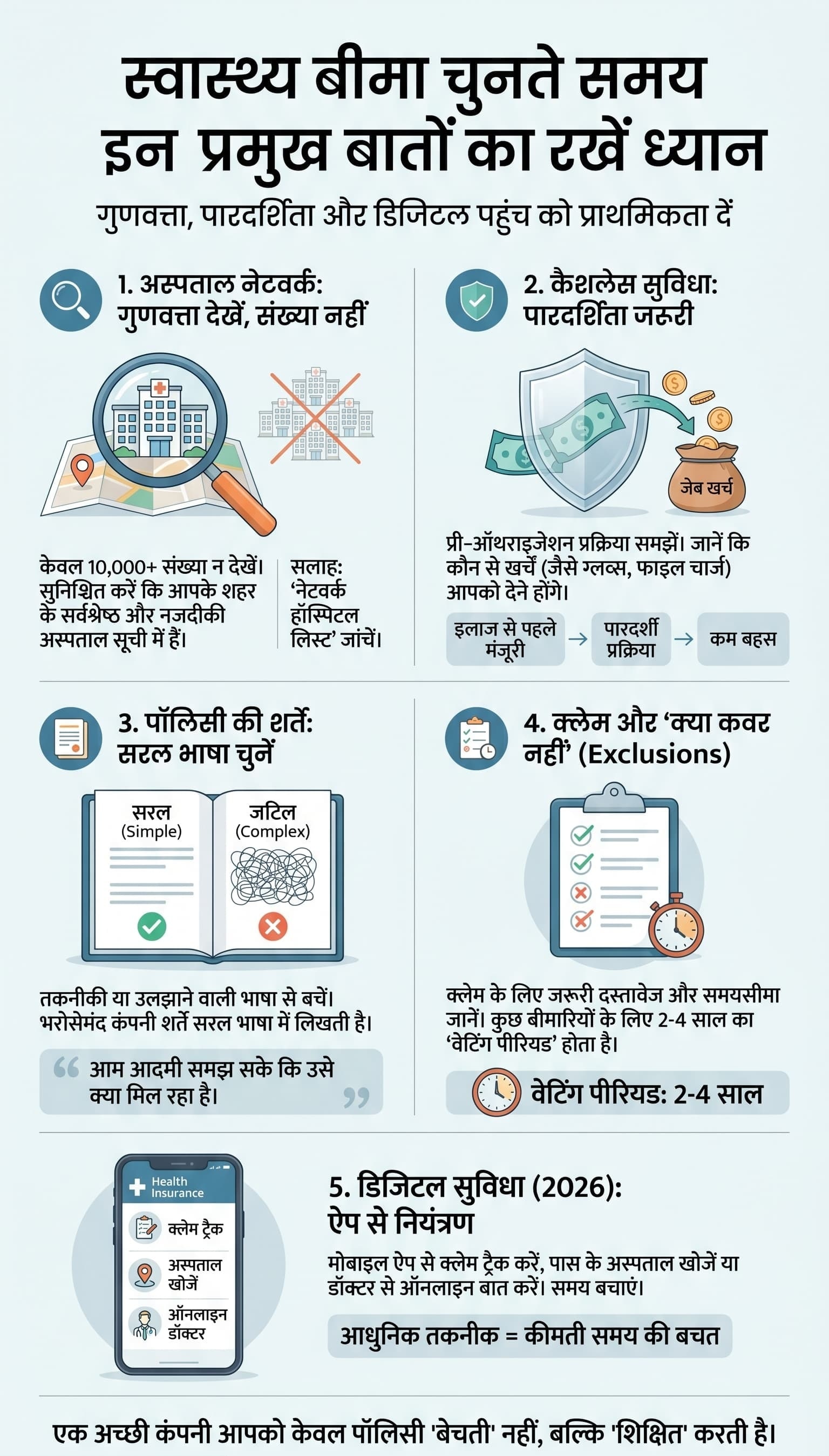 Health Insurance Check Points