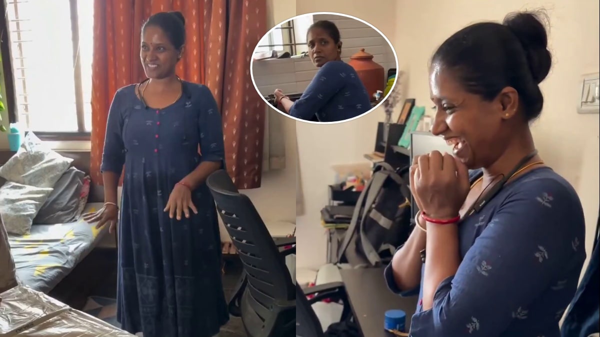 मालकिन ने मेड को दिया ऐसा सरप्राइज, छलक पड़े आंसू, आपको भी इमोशनल कर देगा VIDEO