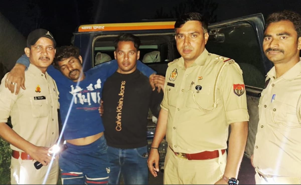 दो नाबालिग बेटियों से दुष्कर्म करने वाले सौतेले पिता का पुलिस से मुठभेड़, आरोपी गिरफ्तार, मां ने दर्ज कराया था मुकदमा