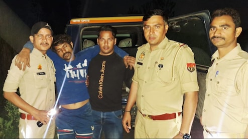 दो नाबालिग बेटियों से दुष्कर्म करने वाले सौतेले पिता का पुलिस से मुठभेड़, आरोपी गिरफ्तार, मां ने दर्ज कराया था मुकदमा