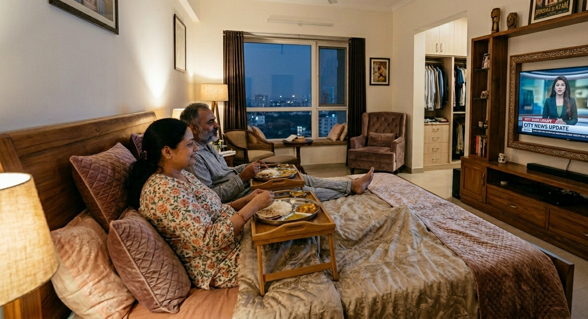 Eating immediately before bedtime places the digestive system under strain