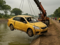 पंढरपुर में दर्दनाक हादसा: नहर में गिरी कार, तीन लोगों की मौत; नींद की झपकी बनी काल