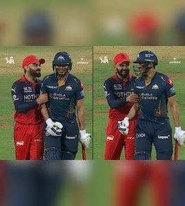 Virat Kohli Gets Involved In Friendly Banter With Shubman Gill During RCB vs GT IPL 2026 Game, Video Viral