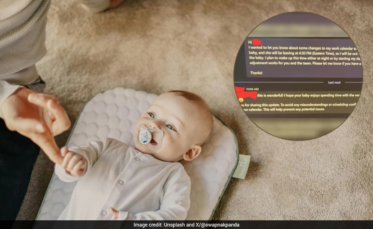US Manager's Reaction To Indian Techie Seeking Flexible Work Hours For Newborn Goes Viral