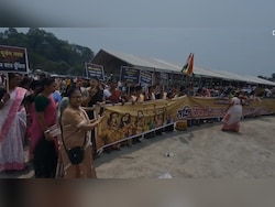 BJP Leads Big Protest Against Opposition in Guwahati Over Women's Quota Bill