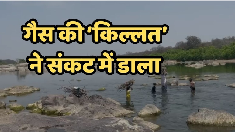 एलपीजी की किल्लत की अफवाह बनी जानलेवा, लोग नदी पार कर जंगल से ला रहे हैं लकड़ी