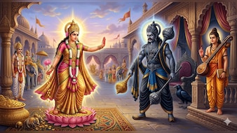 शनि और लक्ष्मी में कौन बड़ा है? जानें देवर्षि नारद ने कैसे किया यह फैसला?