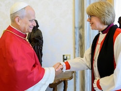 Pope Leo, First Woman Archbishop of Canterbury Pray Together In Unity Show