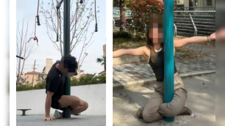 गजब है भाई! इंटरनेट पर वायरल हुआ 'स्ट्रीट लाइट चैलेंज', लोग फंस रहे हैं और पुलिस निकाल रही है