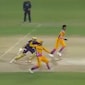 Comedy Of Errors In PSL As Peshawar Zalmi Stars Bizarre Run-Out Attempt Stuns Fans. Watch