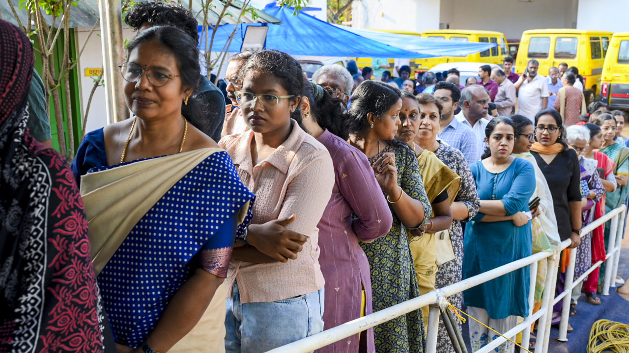 Assembly Elections 2026: Strong Voter Turnout Across Assam, Kerala And Puducherry By 1 PM